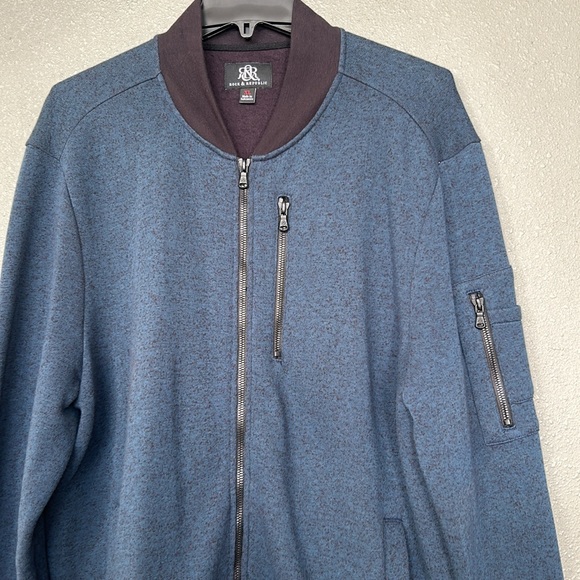 Rock & Republic Zip Up Men’s Sweater Size XL - Picture 2 of 7